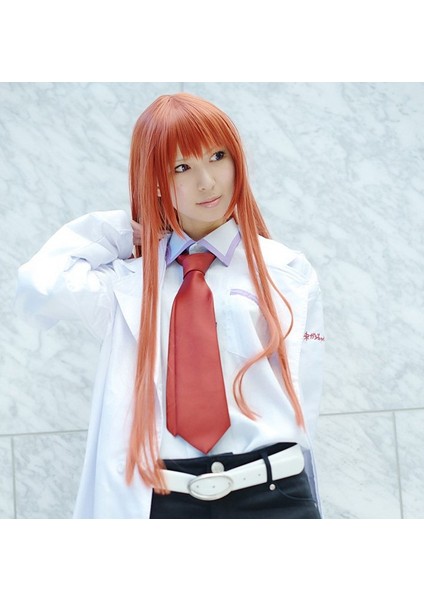 Anime Peruk Rengi Uzun Düz Saç Avrupa ve Amerika Cosplay Aliexpress Çok Satan Ürün 80 cm (Yurt Dışından)
