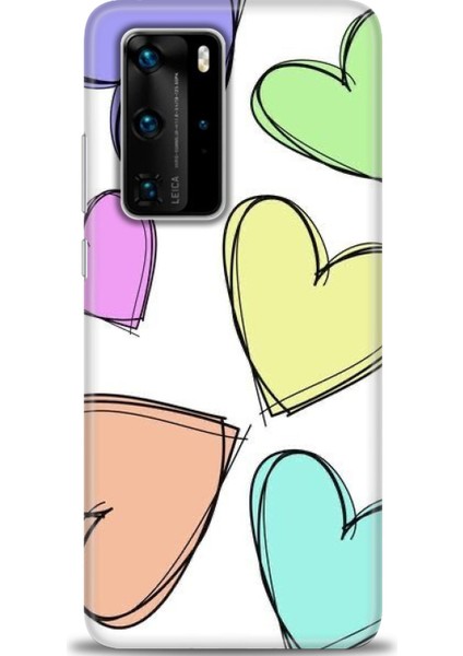 Huawei P40 Pro Uyumlu Kılıf Hd Kalite Desenli Baskılı Kılıf - G (15)