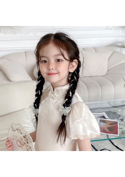 Hiçbir Çocuk Peruk Kadın At Kuyruğu Büküm Örgü Tatlı Örgülü Saç Kılçık Kabarcık Örgü Askı (Yurt Dışından)