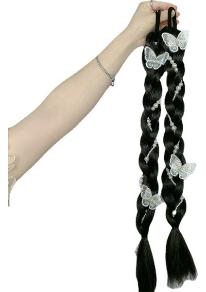 Hiçbir Çocuk Peruk Kadın At Kuyruğu Büküm Örgü Tatlı Örgülü Saç Kılçık Kabarcık Örgü Askı (Yurt Dışından) indirimleri