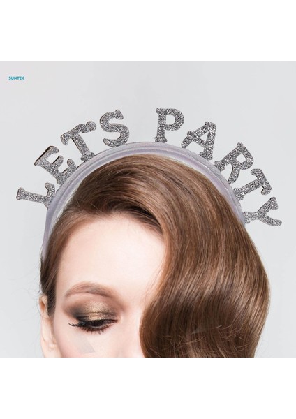 Yeni Yılınız Kutlu Olsun Kafa Bandı Saç Çember Noel Hairbands Karnaval Tatili Için Glitter Mektup Payet Headdress Noel Fotoğraf Sahne Saç Aksesuarları, Party Let (Yurt Dışından) modelleri