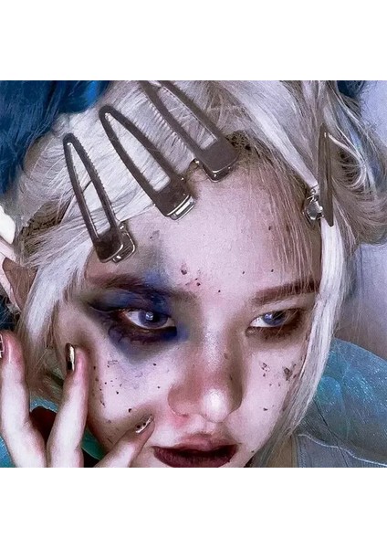 Yenı Y2K Basit Gümüş Ördek Gagası Kelepçe Saç Klipler Kızlar Tokalar Bb Klipler Tokalarım Bantlar Kadınlar Için Hairgrips Saç Aracı (Yurt Dışından)