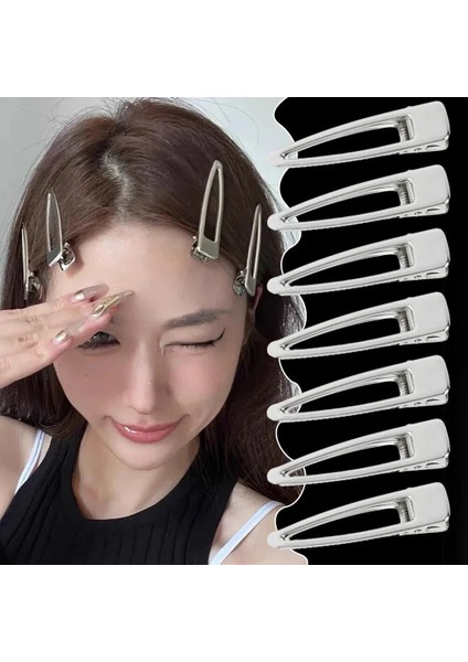 Yenı Y2K Basit Gümüş Ördek Gagası Kelepçe Saç Klipler Kızlar Tokalar Bb Klipler Tokalarım Bantlar Kadınlar Için Hairgrips Saç Aracı (Yurt Dışından) fiyatları