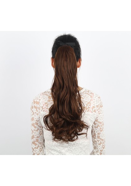 Kadın Peruk Uzun Kıvırcık Saç Büyük Dalga At Kuyruğu Bağlama Peruk At Kuyruğu (Yurt Dışından) fiyatları