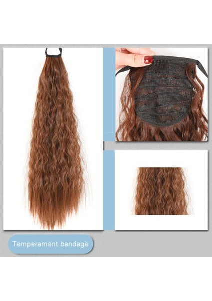 Kabarık At Kuyruğu Peruk Moda Uzun Dalgalı Saç Uzantıları Kadın Kızlar Için Kişiselleştirilmiş Saç Aksesuarları (Yurt Dışından)