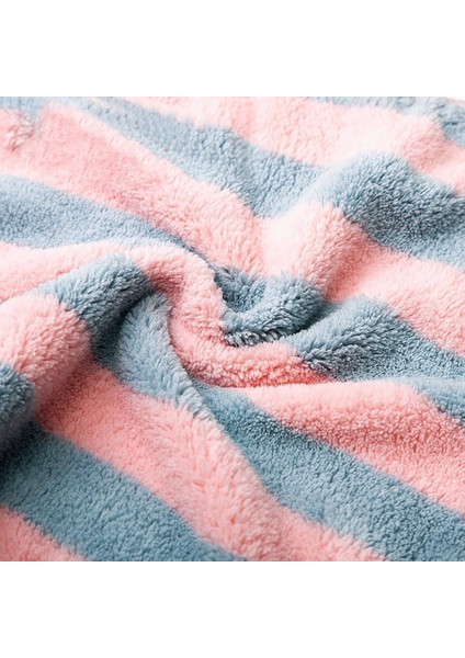 Mikrofiber Saç Havlu Wrap Kadınlar Için Şerit Emici Hızlı Kuru Saç Türban Kurutma Kıvırcık Uzun Kalın Saç Şapka Sarılmış Havlu (Yurt Dışından)