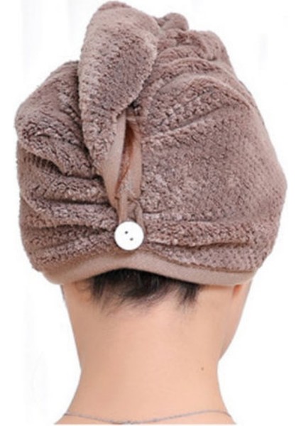 Duş Başlığı Sihirli Mikrofiber Saç Çabuk Kuruyan Kurutma Makinesi Havlu Banyo Şal Kap Hızlı Şapka Türban Kuru Duş Başlığı Saç Kaputu (Yurt Dışından) indirimleri