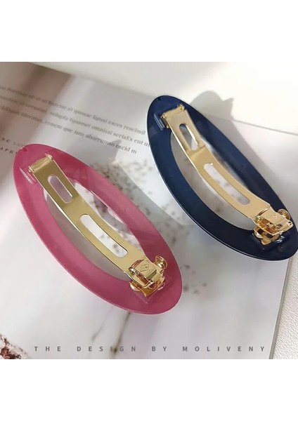 Kore Buzlu Büyük Saç Klipleri Kadınlar Için Kız Saç Aksesuarları Moda Renk Katı Akrilik Tokalar Mat Yapış Bb Barrette (Yurt Dışından) indirimleri