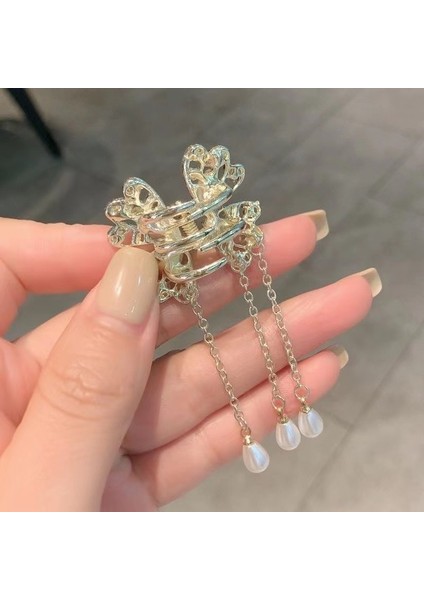 Nefis Kelebek Saçak Taklidi Saç Pençe Klip Kadın Zarif Pençe Saç Yengeç Moda Saç Aksesuarları Kadın (Yurt Dışından) fırsatları