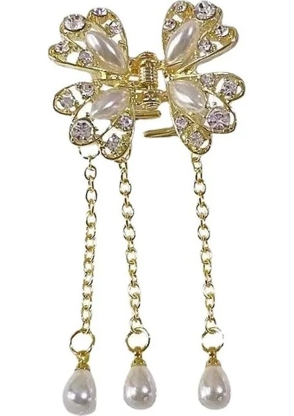 Nefis Kelebek Saçak Taklidi Saç Pençe Klip Kadın Zarif Pençe Saç Yengeç Moda Saç Aksesuarları Kadın (Yurt Dışından) indirimleri