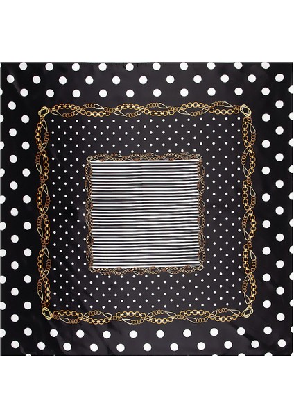 Bandana Ipek Kafa/saç Eşarp Kadın Lüks Marka Yaz Moda Dört Mevsim Başörtüsü 90*90 cm Başörtüsü Fular Femme Luxe Marque (Yurt Dışından) modelleri