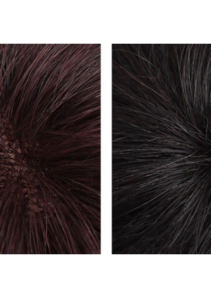 Peruk Erkek Kısa Saç Kafa Üst Yedek Blok Tam Gerçek Saç Değiştirme Siyah Brüt Inç Mekanizması 16*18 (Yurt Dışından) indirimleri