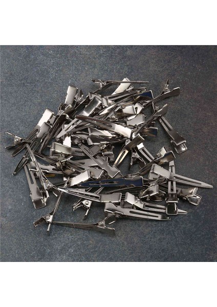 100 Adet 45MM Saç Klipleri Kız Saç Fiyonkları Tek Uçlu Timsah Klipler Bobby Pin (Yurt Dışından) fiyatları