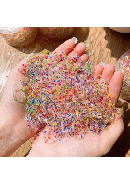 Kızlar Tek Kullanımlık Lastik Bant Saçlara Zarar Vermez Küçük Çocuk Scrunchies Kafa Halat Sevimli Bebek Renkli Headdress (Yurt Dışından) fırsatları