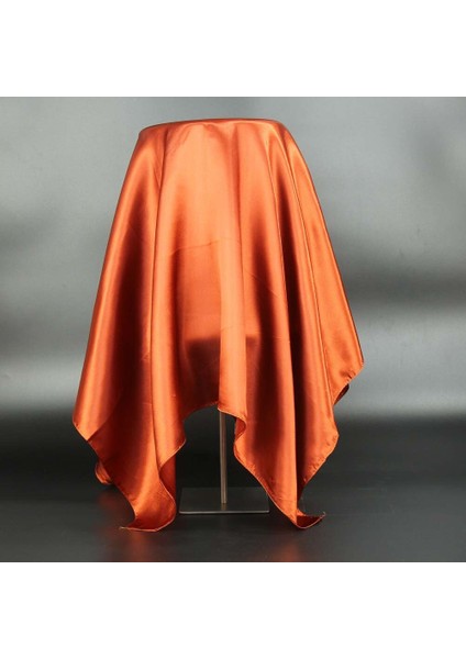 Düz Renk Ipek Eşarp Kare 90*90 Başörtüsü Fular Saten Bandana Cheveux Atkısı Başörtüsü Aksesuarları Kadın Saç Eşarp (Yurt Dışından) modelleri