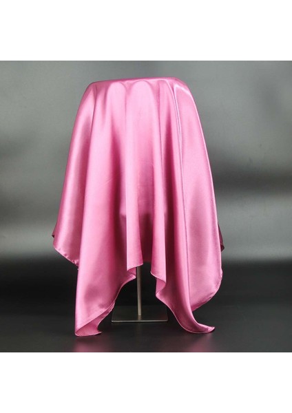 Düz Renk Ipek Eşarp Kare 90*90 Başörtüsü Fular Saten Bandana Cheveux Atkısı Başörtüsü Aksesuarları Kadın Saç Eşarp (Yurt Dışından) indirimleri