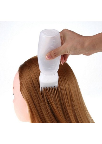 Boyama Şampuan Şişesi Yağ Tarak 120 ml Saç Araçları Saç Boyası Aplikatör Fırça Şişeleri Şekillendirici Aracı Saç Boyama (Yurt Dışından) modelleri