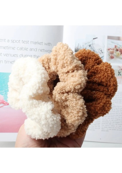 3pk Saç Scrunchies Kürklü Elastik Saç Bandı Kadın Kızlar Yumuşak Oyuncak Saç Bağları At Kuyruğu Tutucu Saç Lastik Bant Saç Aksesuarları (Yurt Dışından) fiyatları