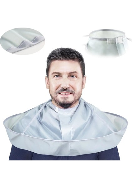 Yetişkin Orta Boy Saç Kesimi Pelerin Kumaş Üç Boyutlu Nefes Alabilir Su Geçirmez Kuaför Perma Saç Kesme Şal Pelerin Pelerin (Yurt Dışından)