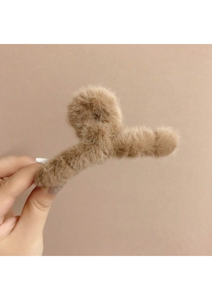 Kawaii Sonbahar Kış Kürk Saç Pençe Kore Moda Vintage Katı Kıllı Köpekbalığı Saç Tokası Kadınlar Için Kız Firkete El Yapımı Aksesuarlar (Yurt Dışından) modelleri