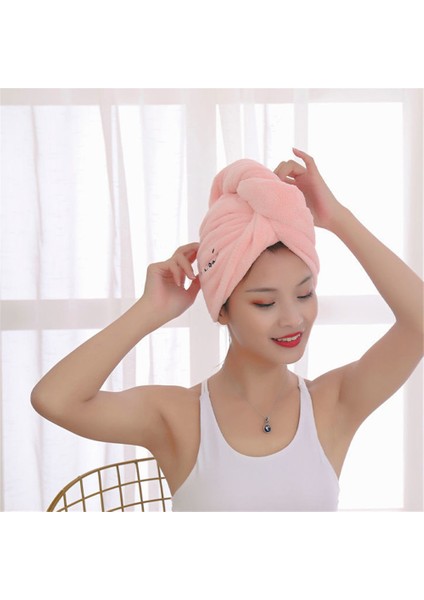 Hızlı Kuru Saç Havlusu Mikrofiber Havlu Anti Kabarma Kuru Saç Saç Havlusu Hızlı Kuru Saç Kuru Havlu Kızlar Için Plaj Duş Başlığı (Yurt Dışından) fırsatları