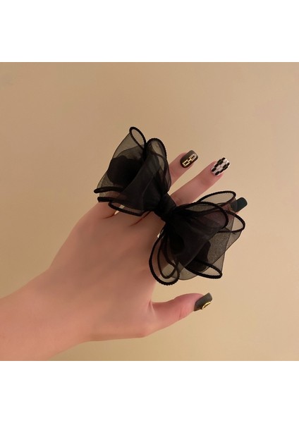 Yeni Scrunchies Organze Saç Bağları Elastik Saç Bandı Kadın Kız At Kuyruğu Tutucu Moda Yay Saç Halatlar Kafa Bandı Saç Aksesuarları (Yurt Dışından) fırsatları