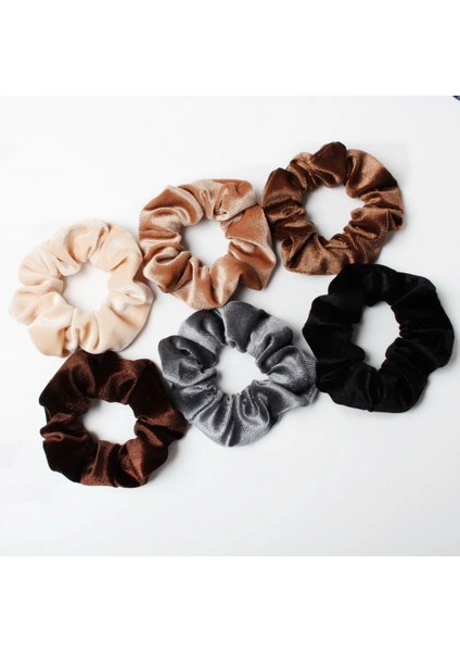 Adet Kadife Scrunchies Elastik Saç Bantları Kadınlar Için Düz Renk Kızlar At Kuyruğu Tutucu Saç Bağları Saç Aksesuarları (Yurt Dışından) fiyatları