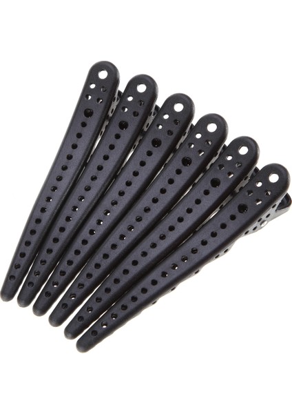 Monja 6 Adet/takım Siyah Saç Şekillendirici Bölüm Klip Pro Salon Saç Tokası Klipler Sapları Tokası Popülerlik Basit Firkete Araçları (Yurt Dışından) fiyatları
