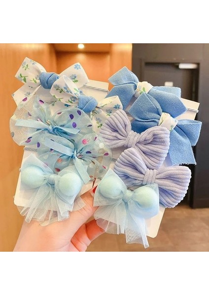 10 Adet Kızlar Çiçek Elastik Hairbands Çocuk Tatlı Saç Bağları Moda Lastik Bantlar Elastik Ilmek Saç Bantları Saç Aksesuarları (Yurt Dışından) fiyatları