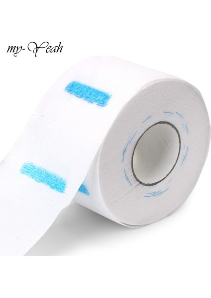 Monja 100 Knot/rulo Beyaz Yapışkan Saç Kesimi Boyun Kağıt Su Geçirmez Profesyonel Salon Kuaför Kuaförlük Kesme Yardımcı Aksesuarlar (Yurt Dışından) indirimleri