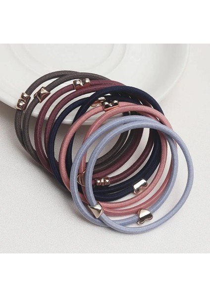 10 Adet Yeni Kızlar Elastik Saç Lastik Bantlar Çocuklar Bantlar Kadın Saç Kravat Saç Sakız At Kuyruğu Saç Tutucular Saç Aksesuarları (Yurt Dışından)