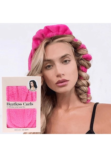 Isısız Bukle Makinesi Kadife Uzun Tembel Zarar Vermeyen Saç Kıvırma Cihazı Uyku Bigudi Doğal Büyük Dalga Şekillendirici Saç Maşaları (Yurt Dışından)