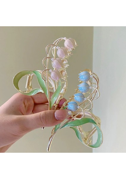 Yeni Zambak Orkide Çiçek Klip Lüks Büyük Arka Kafa Köpekbalığı Klip Kız Firkete Saç Pençe Şapkalar 2022 (Yurt Dışından) fırsatları