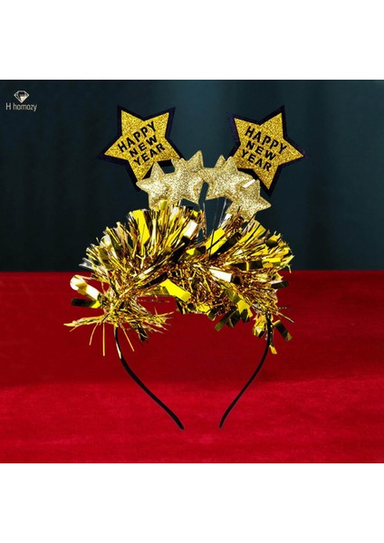 Yeni Yılınız Kutlu Olsun Saç Bandı Saç Bandı Başlık Şenlikli Tatil Yetişkinler Unisex Çocuklar Için , Aureate (Yurt Dışından) modelleri