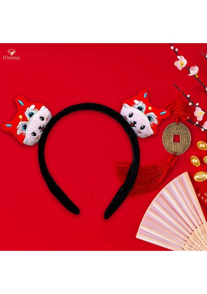 Çin Yeni Yıl Kafa Bandı Parti Malzemeleri Hairbands Şapkalar Süslemeleri Kostüm Performansı Için Saç Aksesuarları Balo Fotoğraf Sahne Karnaval, Stil E (Yurt Dışından) modelleri