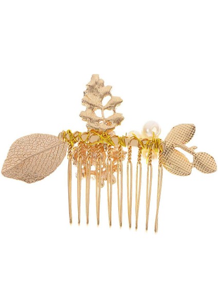 7x Gelin Düğün Inci Taklidi Çiçek Çiçek Saç Tarak Altın (Yurt Dışından) indirimleri