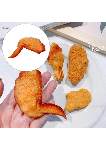 Melek Kızartması Tavuk Tavuk Bacakları Headdress Simülasyon Gıda Firkete Kadınlar Için Yeni Saç AKSESUARLARI-10CM 3.94IN (Yurt Dışından) fırsatları