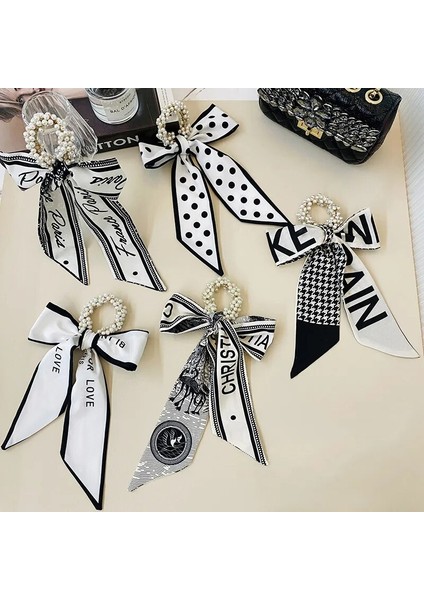 2021 Yeni Zarif Mektup Inci Şerit Şerit Yay Saç Aksesuarları Kadın Için Tatlı Moda Kore Takı Kafa Bandı (Yurt Dışından) indirimleri