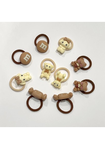 10 Adet Çocuk Sevimli Karikatür Hayvan Tavşan Hairbands Bebek Çiçek Ilmek Lastik Bantlar Küçük Başlık Kızlar Hiçbir Hasar Saç Halat (Yurt Dışından) indirimleri