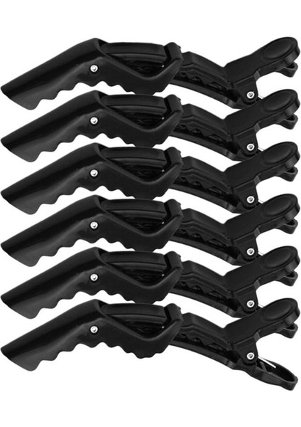 5pcs / Set Evrensel Timsah Kuaförlük Kesme Kelepçeleri Saç Kavrama Klipleri - Siyah (Yurt Dışından) fırsatları