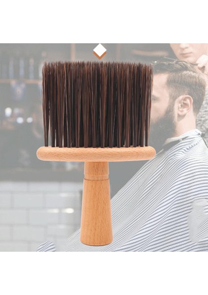 Saç Silgi Fırçası Profesyonel Berber Salonu Fırça Boyun Şekillendirici Aracı A (Yurt Dışından)