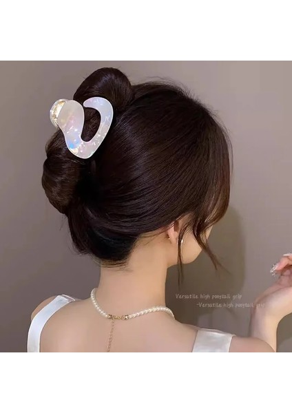 Lüks Asetik Asit Malzeme Heteromorfik Metal Saç Pençe Kadın Kızlar Için Zarif Kafa Bandı Saç Tokası Yüksek Dereceli Saç Aksesuarları (Yurt Dışından) modelleri