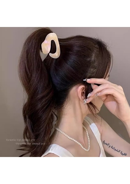 Lüks Asetik Asit Malzeme Heteromorfik Metal Saç Pençe Kadın Kızlar Için Zarif Kafa Bandı Saç Tokası Yüksek Dereceli Saç Aksesuarları (Yurt Dışından) fırsatları