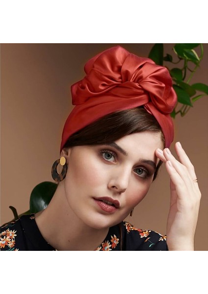 Fransız Vintage Türban Şapka Moda Kadın Bandana Kafa Bandı Kadın Saç Koruyucu Kap Bayanlar Kafa Sarar Müslüman Başörtüsü Kaput (Yurt Dışından) modelleri