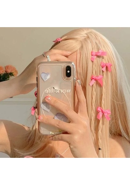 2/10 Adet Yay Tokalar Kızlar Y2K Küçük Yay Tokalarım Kadınlar Basit Şapkalar Klip Örgülü Headdress Tatlı Serin Saç Aksesuarları (Yurt Dışından) modelleri