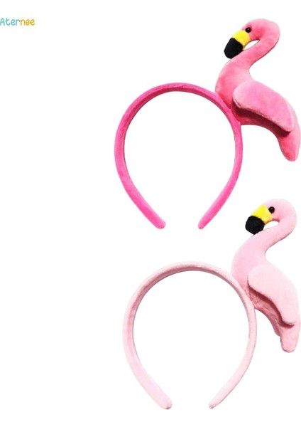 Komik Flamingo Kafa Bandı Kostüm Hayvan Headdress Çocuklar Yetişkin Şapkalar Cosplay Fotoğraf Sahne Headdress Parti Favor Için, Gül Kırmızı (Yurt Dışından) fiyatları