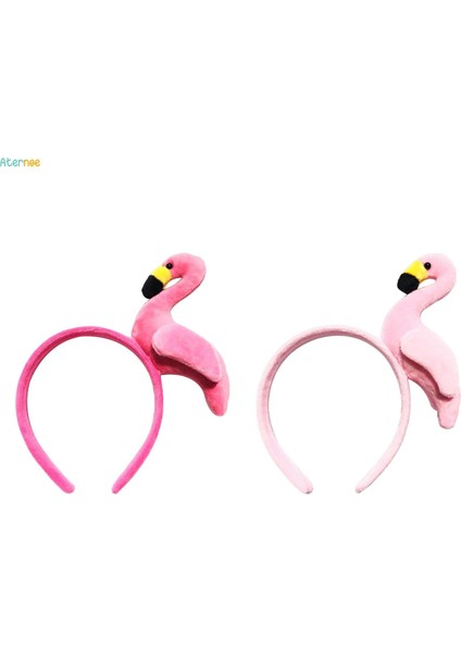 Komik Flamingo Kafa Bandı Kostüm Hayvan Headdress Çocuklar Yetişkin Şapkalar Cosplay Fotoğraf Sahne Headdress Parti Favor Için, Gül Kırmızı (Yurt Dışından) fırsatları