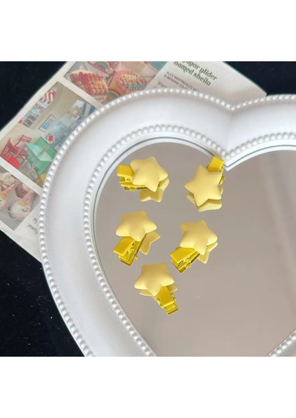 Adet/grup Yeni Sevimli Sarı Yıldız Saç Tokası Alaşım Tokalarım Küçük Yıldız Firkete Ördek Gagası Klip Kızlar Için Kadın Aksesuarları (Yurt Dışından) fırsatları