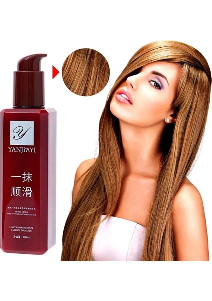 200 ml Yanjiayi Saç Kremi Durulanmayan Saç Kremi Pürüzsüzleştirici Büyülü Saç Bakım Ürünü Onarım Hasarlı Kıvırcık Saçlar Kadınlar Için (Yurt Dışından) modelleri