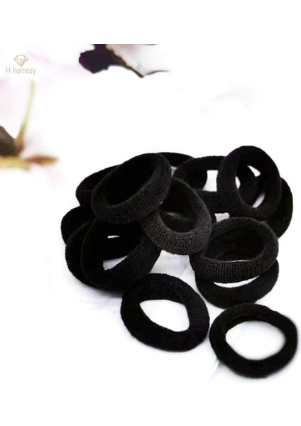 Kadın Kızlar Için Kalın Saçlar Için 100 Parça Siyah Saç Bağları Yumuşak Saç Lastikleri (Yurt Dışından) modelleri